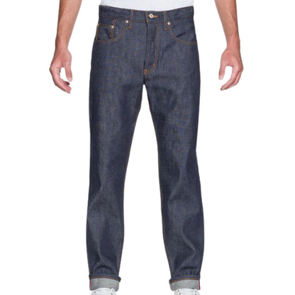 Naked and Famous Denim Weird Guy Dirty Fade Denim Jeans - Indigo