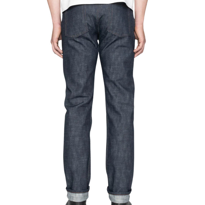 Naked and Famous Denim Weird Guy Greencast Stretch Selvedge - Indigo