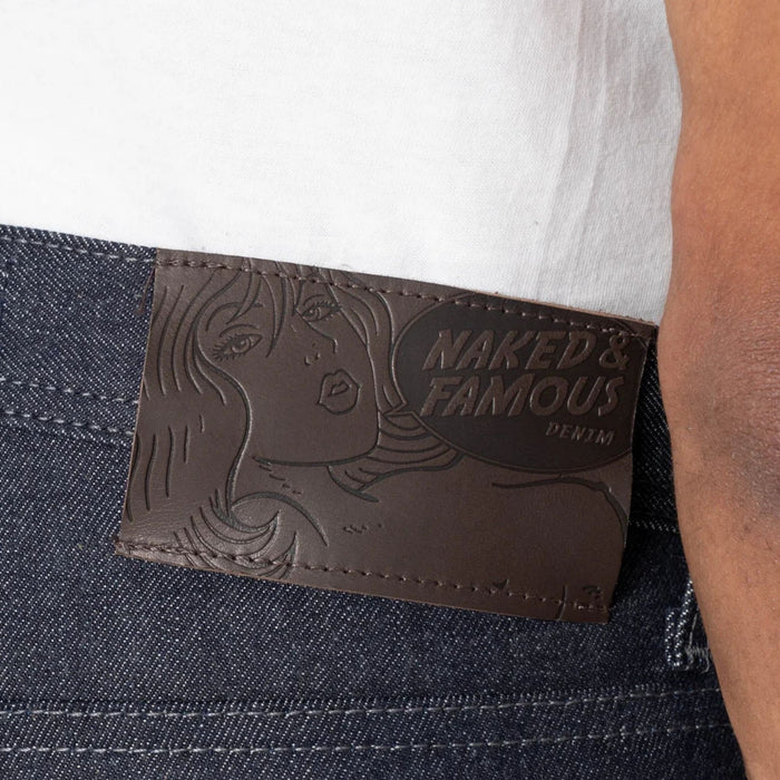 Naked and Famous Denim Weird Guy Indigo Selvedge - Indigo