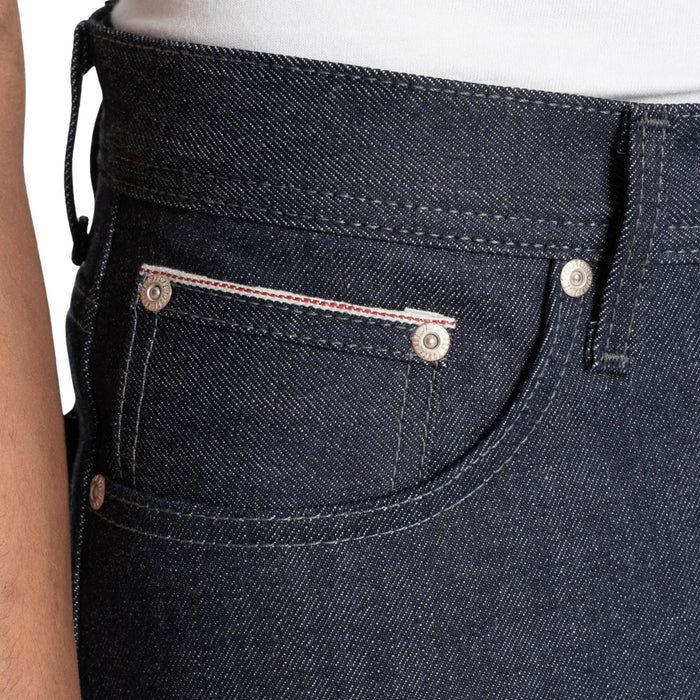 Naked and Famous Denim Weird Guy Indigo Selvedge - Indigo