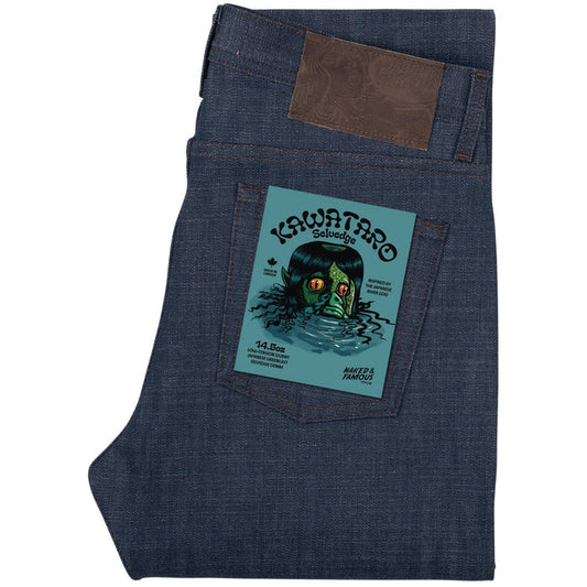 Naked and Famous Denim Weird Guy Kawataro Selvedge - Indigo