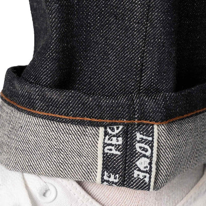 Naked and Famous Denim Weird Guy Love & Peace Selvedge Jeans - Indigo