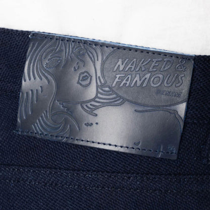 Naked and Famous Denim Weird Guy Maekake Dobby Selvedge - Indigo