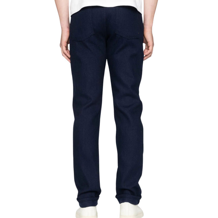 Naked and Famous Denim Weird Guy Maekake Dobby Selvedge - Indigo