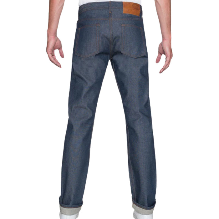 Naked and Famous Denim Weird Guy Natural Indigo Selvedge - Indigo