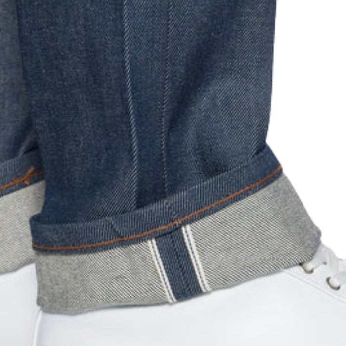 Naked and Famous Denim Weird Guy Natural Indigo Selvedge - Indigo