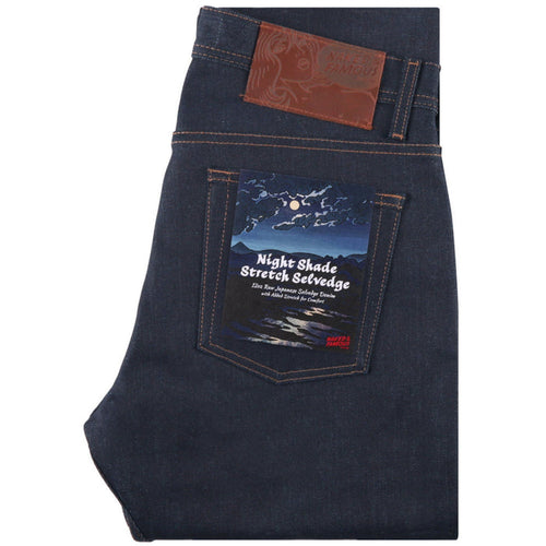 Naked and Famous Denim Weird Guy Night Shade Stretch Selvedge - Indigo