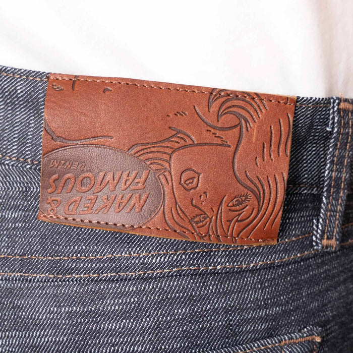 Naked and Famous Denim Weird Guy Revival Frankenstein Denim Jeans - Indigo