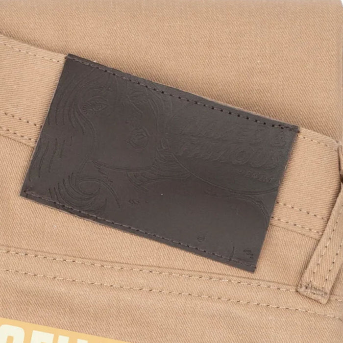 Naked and Famous Denim Weird Guy Selvedge Slack - Beige