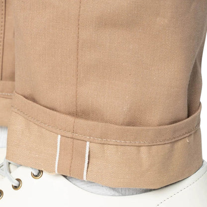 Naked and Famous Denim Weird Guy Selvedge Slack - Beige