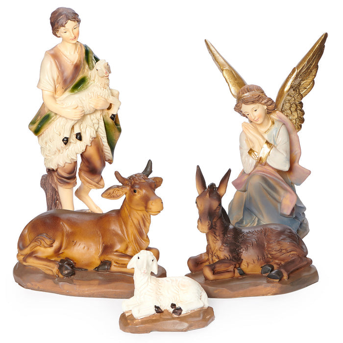 Nativity in Color 6"H 11pc Set