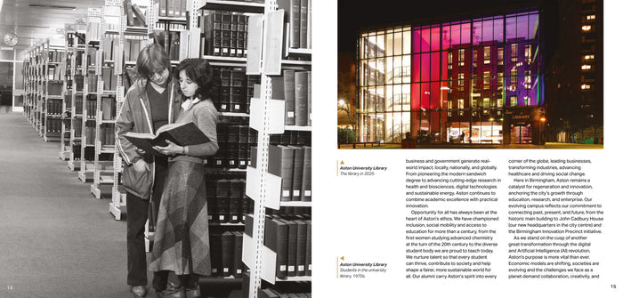 NEW: Formed in Birmingham; Sixty Years of Aston University