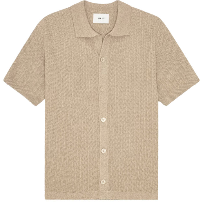NN07 Ares Organic Cotton Shirt - Desert