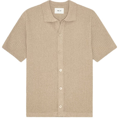 NN07 Ares Organic Cotton Shirt - Desert