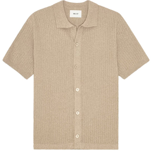 NN07 Ares Organic Cotton Shirt - Desert