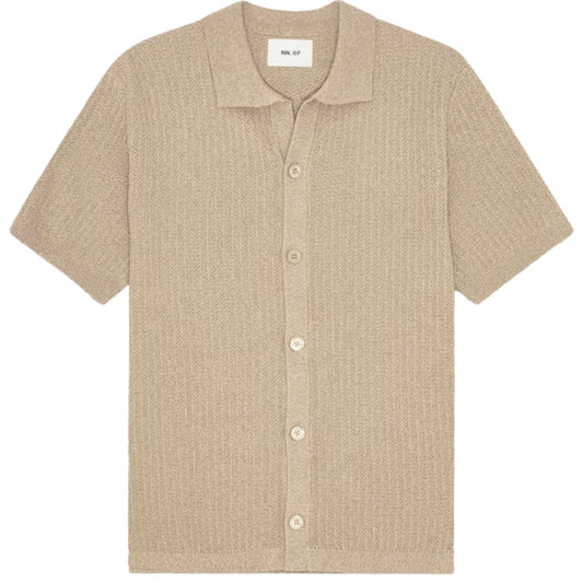 NN07 Ares Organic Cotton Shirt - Desert