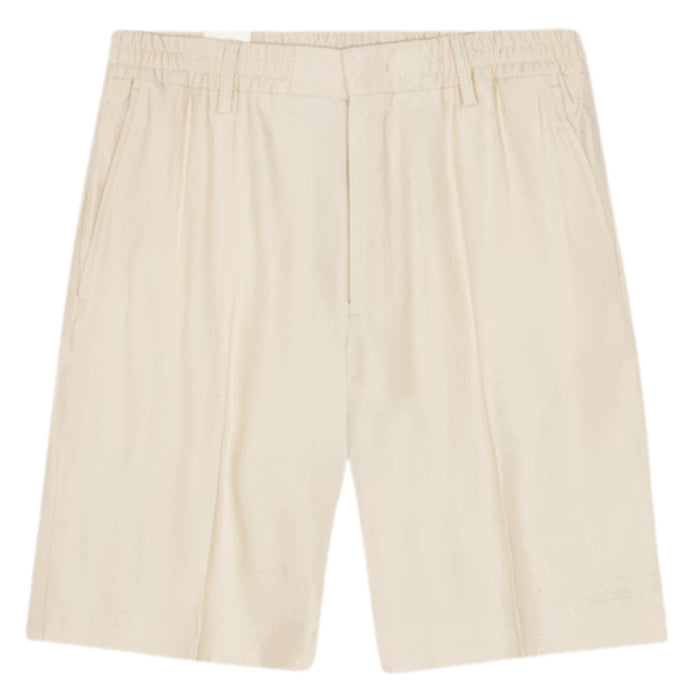 NN07 Billie Linen Blend Shorts - Ecru