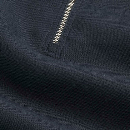 NN07 Bruno Linen Blend Polo - Deep Navy
