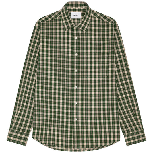 NN07 Deon Shirt - Eden Green