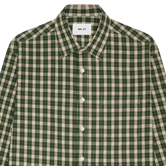 NN07 Deon Shirt - Eden Green