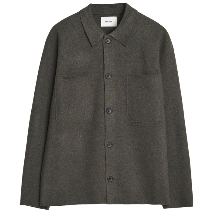 NN07 Jonas Overshirt - Dark Army