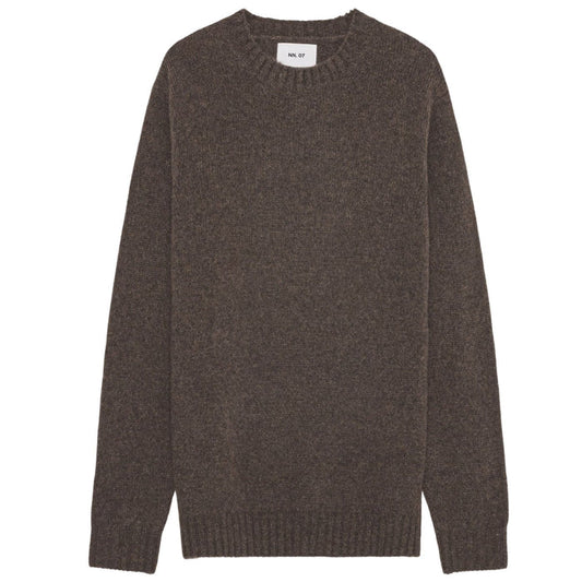 NN07 Lee Merino Wool Sweater - Tarmac