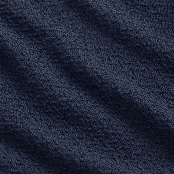 NN07 Paul Textured Stitch Polo - Navy Blue