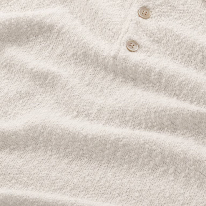 NN07 Randy Boucle Yarn Polo - Ecru