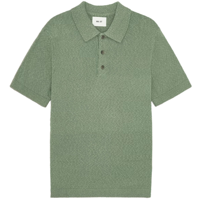 NN07 Randy Boucle Yarn Polo - Sea