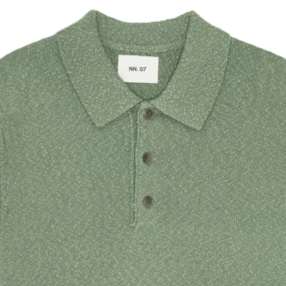 NN07 Randy Boucle Yarn Polo - Sea