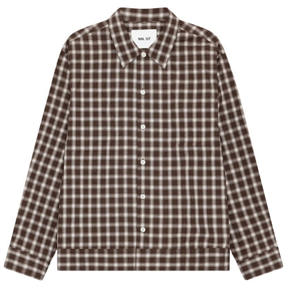 NN07 Reed Overshirt - Brown Check