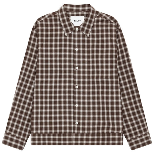 NN07 Reed Overshirt - Brown Check