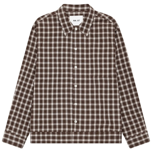 NN07 Reed Overshirt - Brown Check