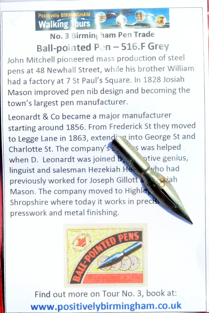 No. 3 - D. Leonardt & Co. Ball-Pointed Pen - Dip Pen Nib