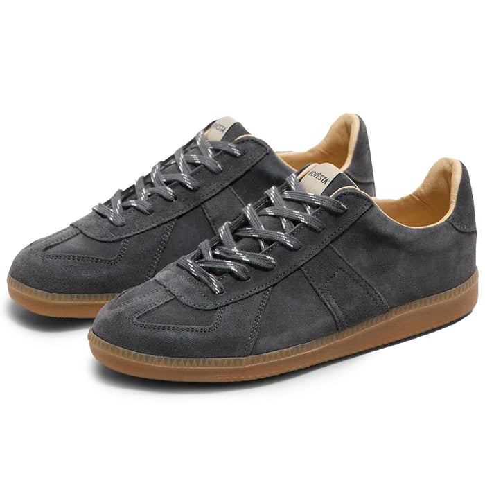 Novesta All Suede German Army Trainer GAT - Slate Grey