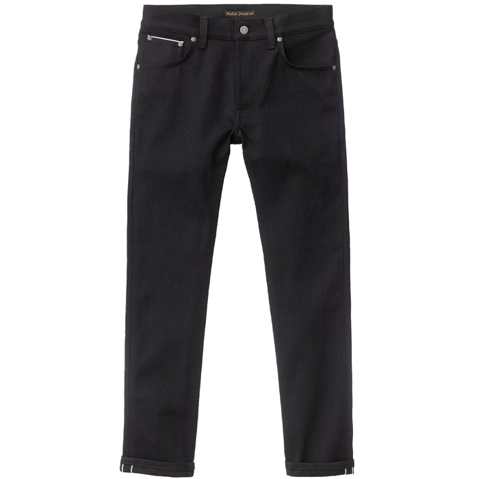 Nudie Jeans Lean Dean Dry Selvage Jeans - Black