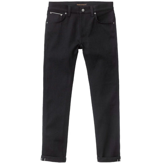 Nudie Jeans Lean Dean Dry Selvage Jeans - Black
