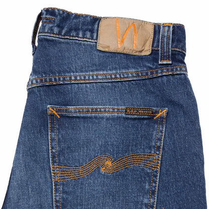 Nudie Jeans Solid Ollie Jeans - Wild Blue