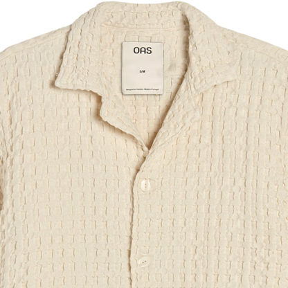 OAS Company Cuba Waffle Shirt - Ecru