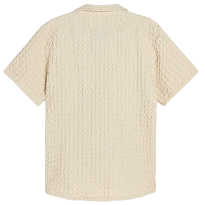 OAS Company Cuba Waffle Shirt - Ecru