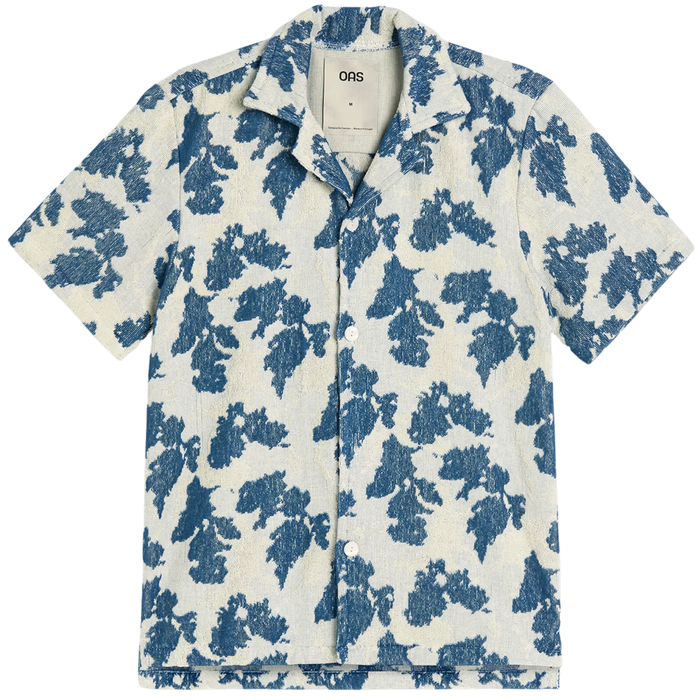 OAS Company Sail Contraste Cuba Terry Shirt - Blue