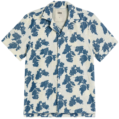 OAS Company Sail Contraste Cuba Terry Shirt - Blue