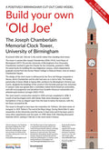 'Old Joe' 1:250 cut-out card model  - 10 Kits Delivery Included