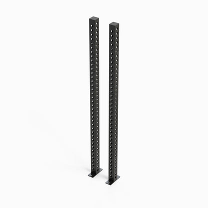 Omni Rack Uprights 80" Metallic Black Pair