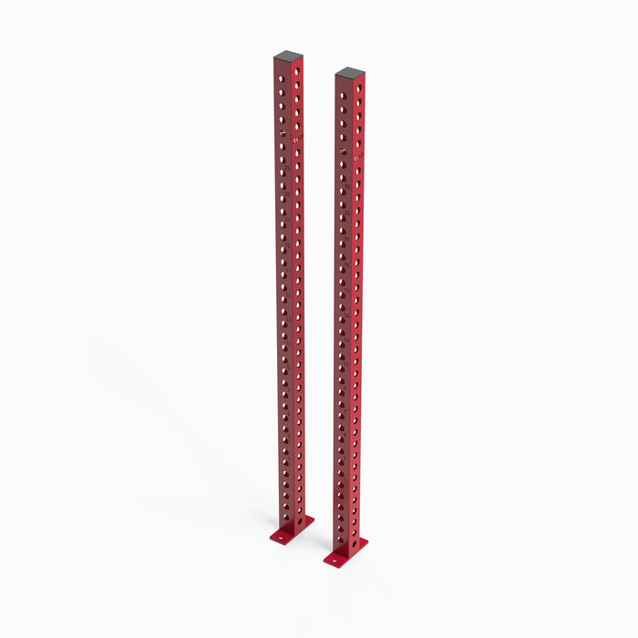 Omni Rack Uprights 80" Red Pair