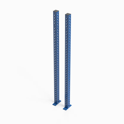 Omni Rack Uprights 80" Blue Pair