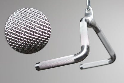 Open Row Cable Attachment Close Up of Knurling