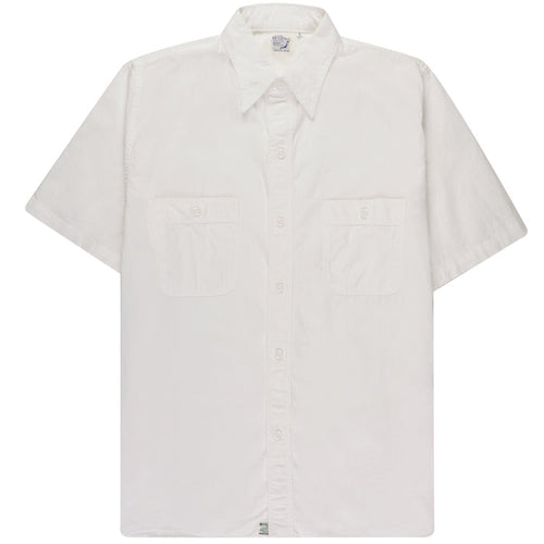 OrSlow Chambray Work Shirt - White