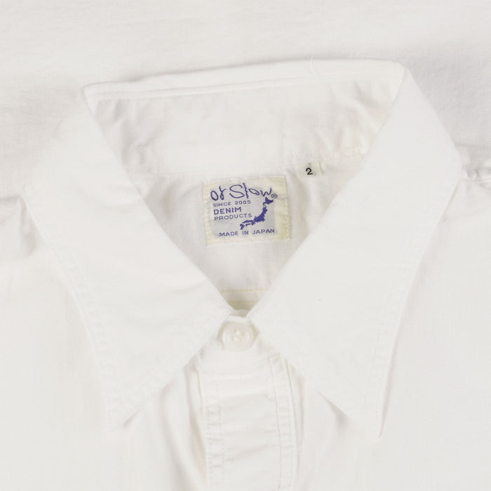 OrSlow Chambray Work Shirt - White