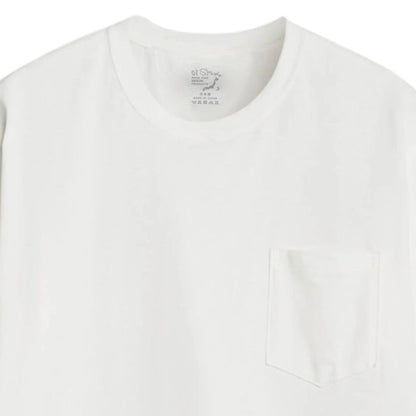 OrSlow Crew Neck Pocket T-Shirt - White